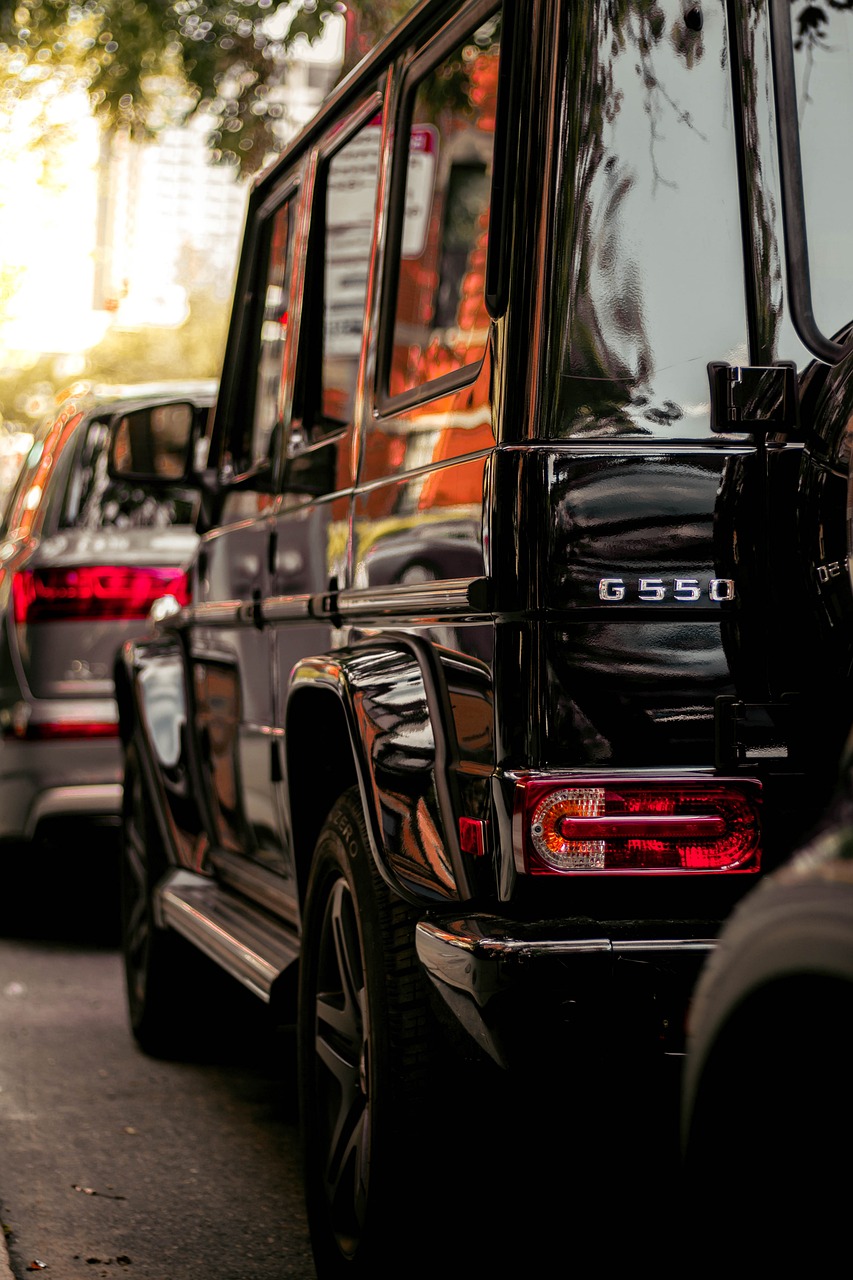 mercedes, amg, automobile, luxury, mercedes benz, vehicle, benz, engine, traffic, modern, design, quickly, style, sports car, technology, transport, black, rims, asphalt, reflection, mirrors, sun, nature, sunshine